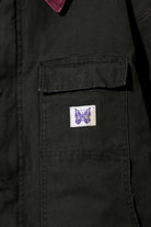 Needles - Lumberjack Coat - Black 11oz Cotton Oxford - Canoe Club