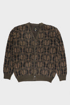 Needles - Papillon Mohair Cardigan - Olive - Canoe Club