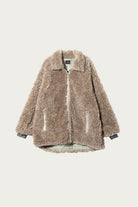 Needles - S. C. Fur Jacket - Beige Poly Curly Fur - Canoe Club