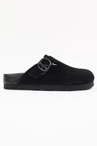 Needles - Suede Clog Sandal - Black - Canoe Club