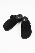 Needles - Suede Clog Sandal - Black - Canoe Club