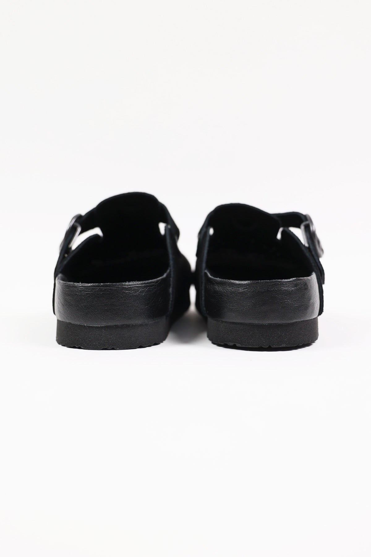 Needles - Suede Clog Sandal - Black - Canoe Club
