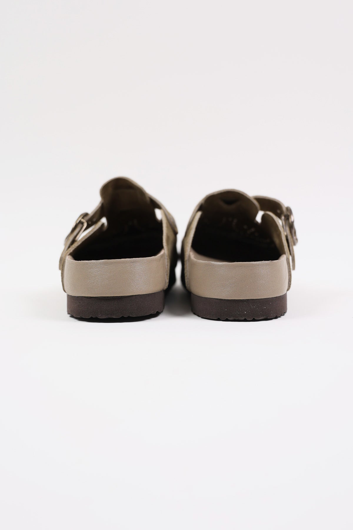 Needles - Suede Clog Sandal - Taupe - Canoe Club
