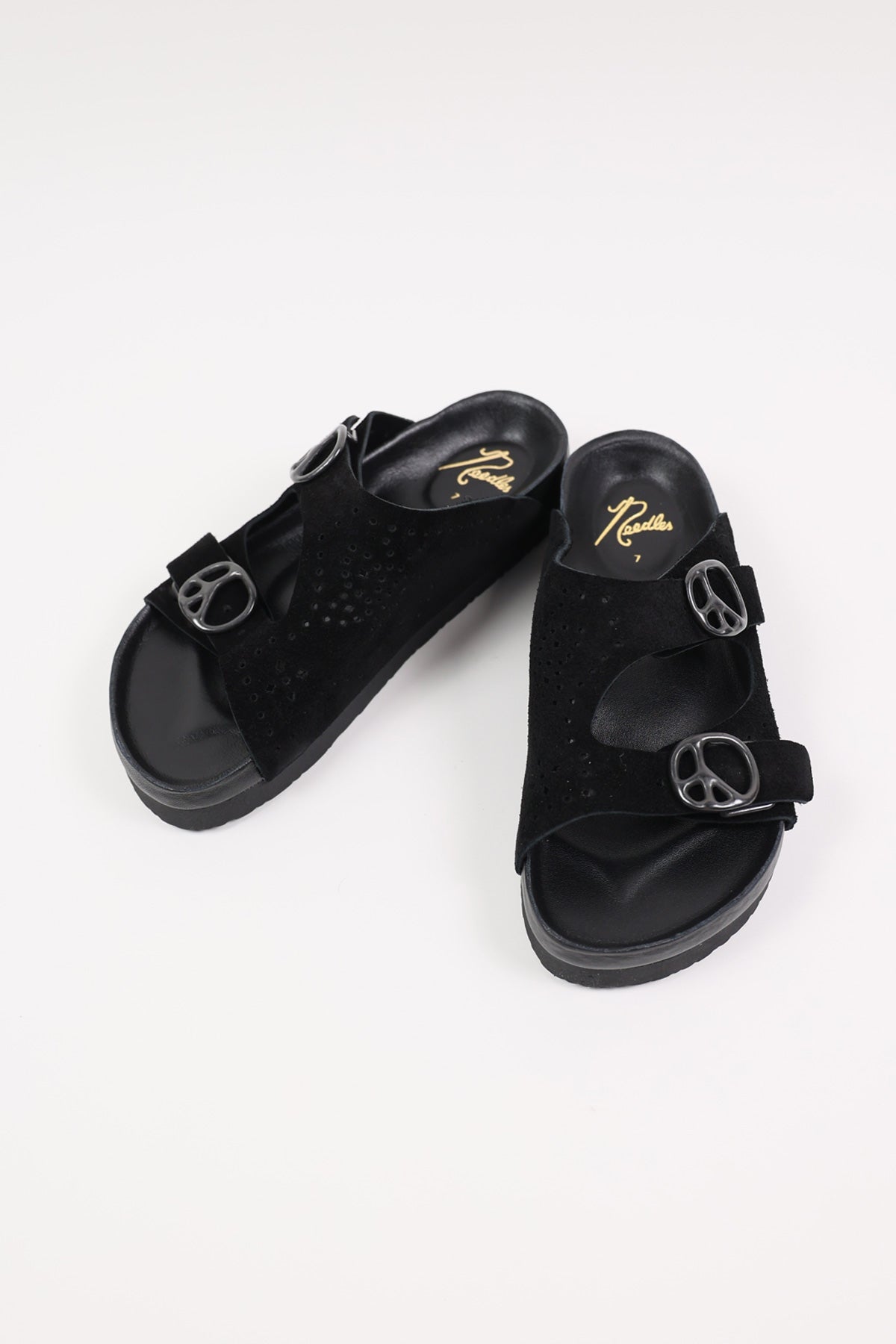 Baamp;Sh Cayla 100mm suede sandals - Black