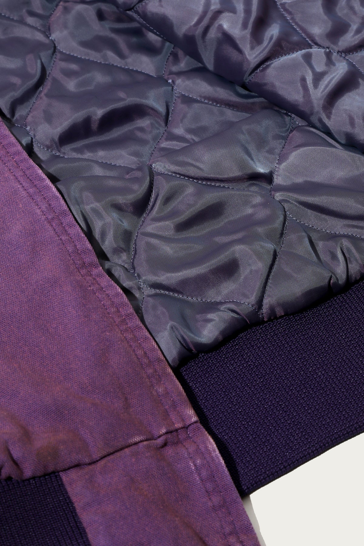 Needles - Zipped Work Hoodie - Purple 11oz Cotton Oxford - Canoe Club