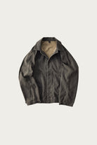 CONFECT - Cotton Linen Pigment Coated Blouson - Ink Black - Canoe Club