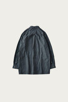 CONFECT - Pigment Coated Stripe Shirt - Medium Blue - Canoe Club
