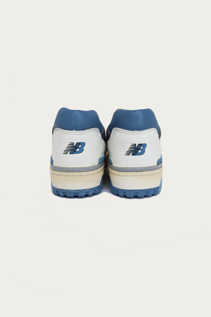 New Balance - 550 - Baby Blue/White Distressed - Canoe Club