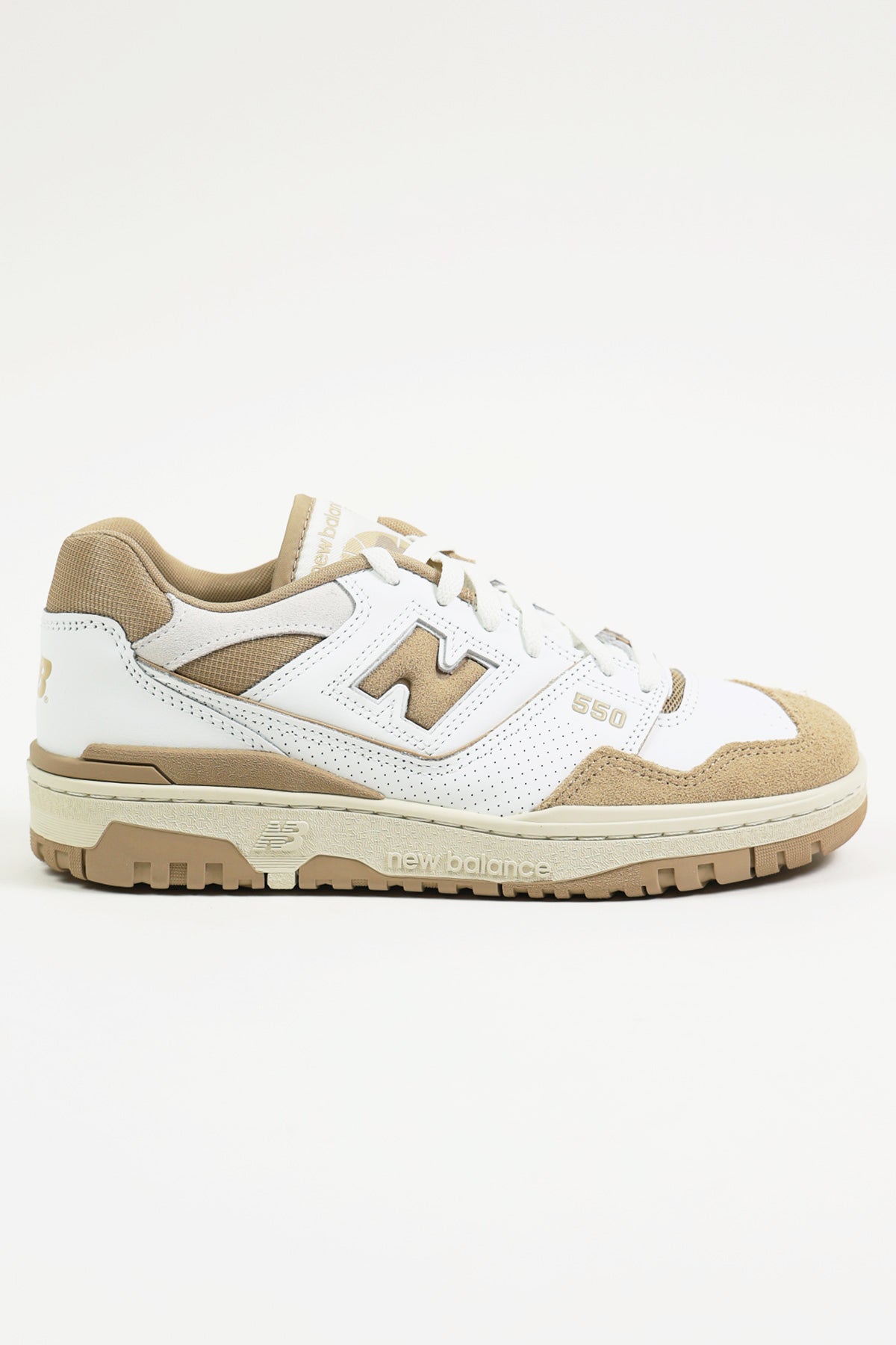 New Balance - 550 - White/Beige - Canoe Club