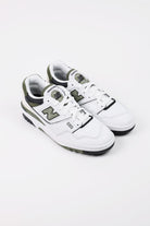 New Balance - 550 - White/Dark Olivine - Canoe Club