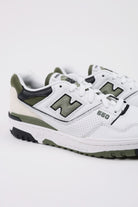 New Balance - 550 - White/Dark Olivine - Canoe Club