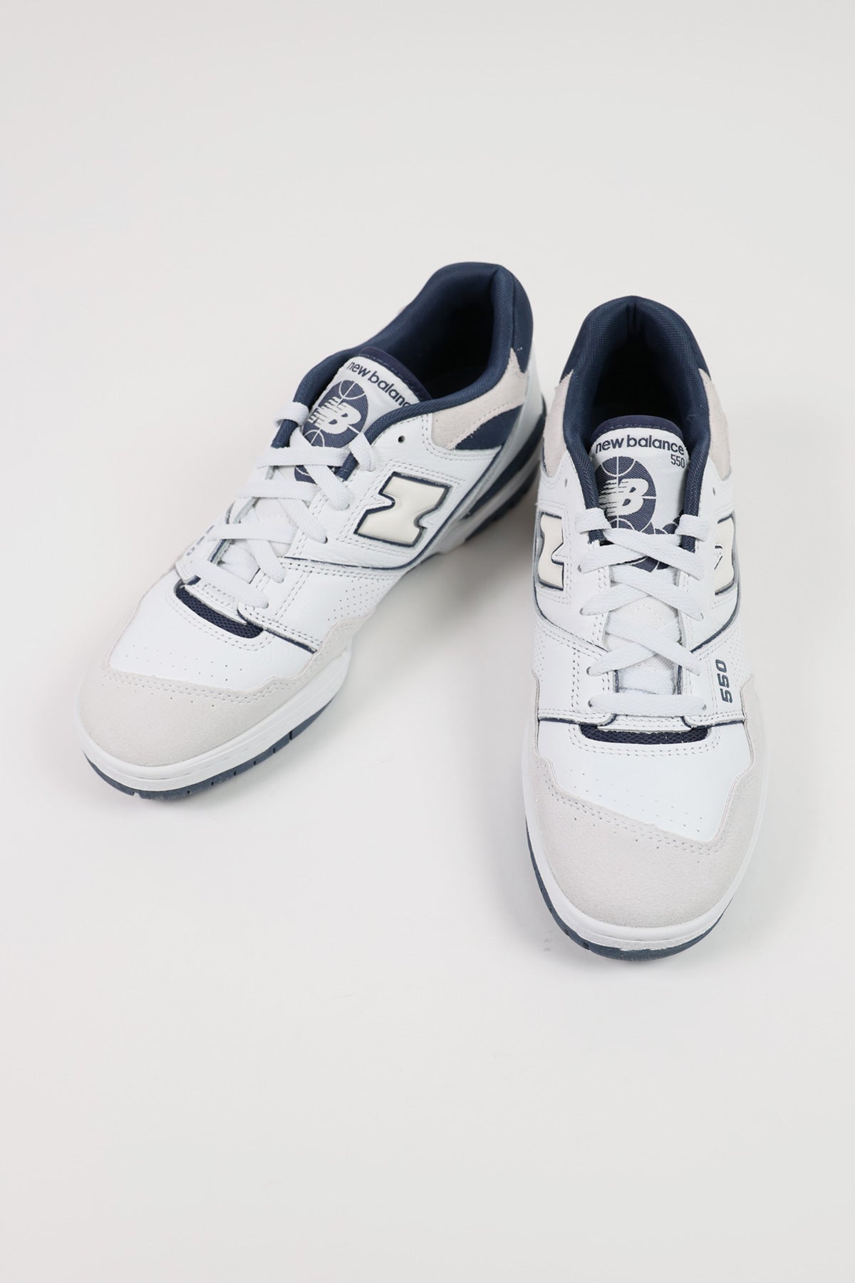 New Balance - 550 - White/Dusty Blue - Canoe Club