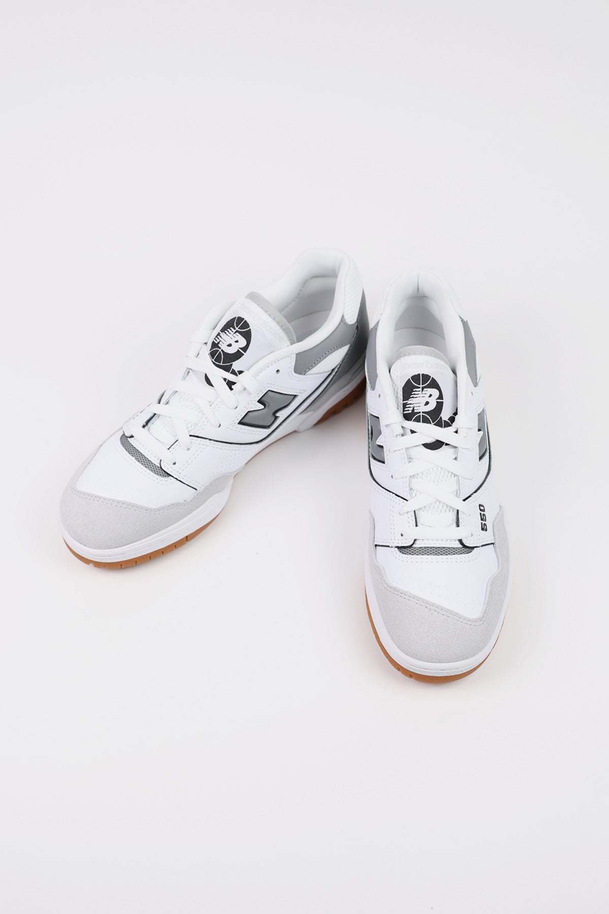 New Balance - 550 - White/Slate Gray - Canoe Club