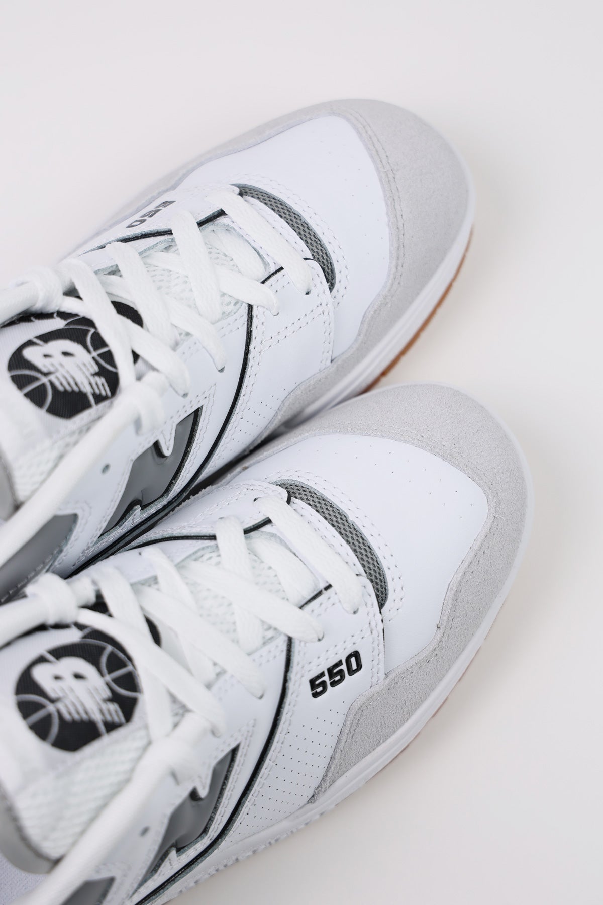 New Balance - 550 - White/Slate Gray - Canoe Club