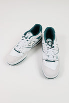 New Balance - 550 - White/Vintage Teal - Canoe Club