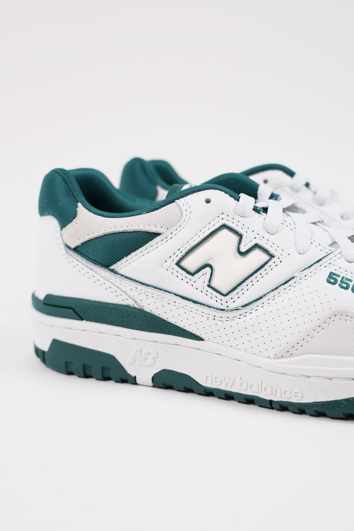 New Balance 550 White/Vintage Teal Canoe Club