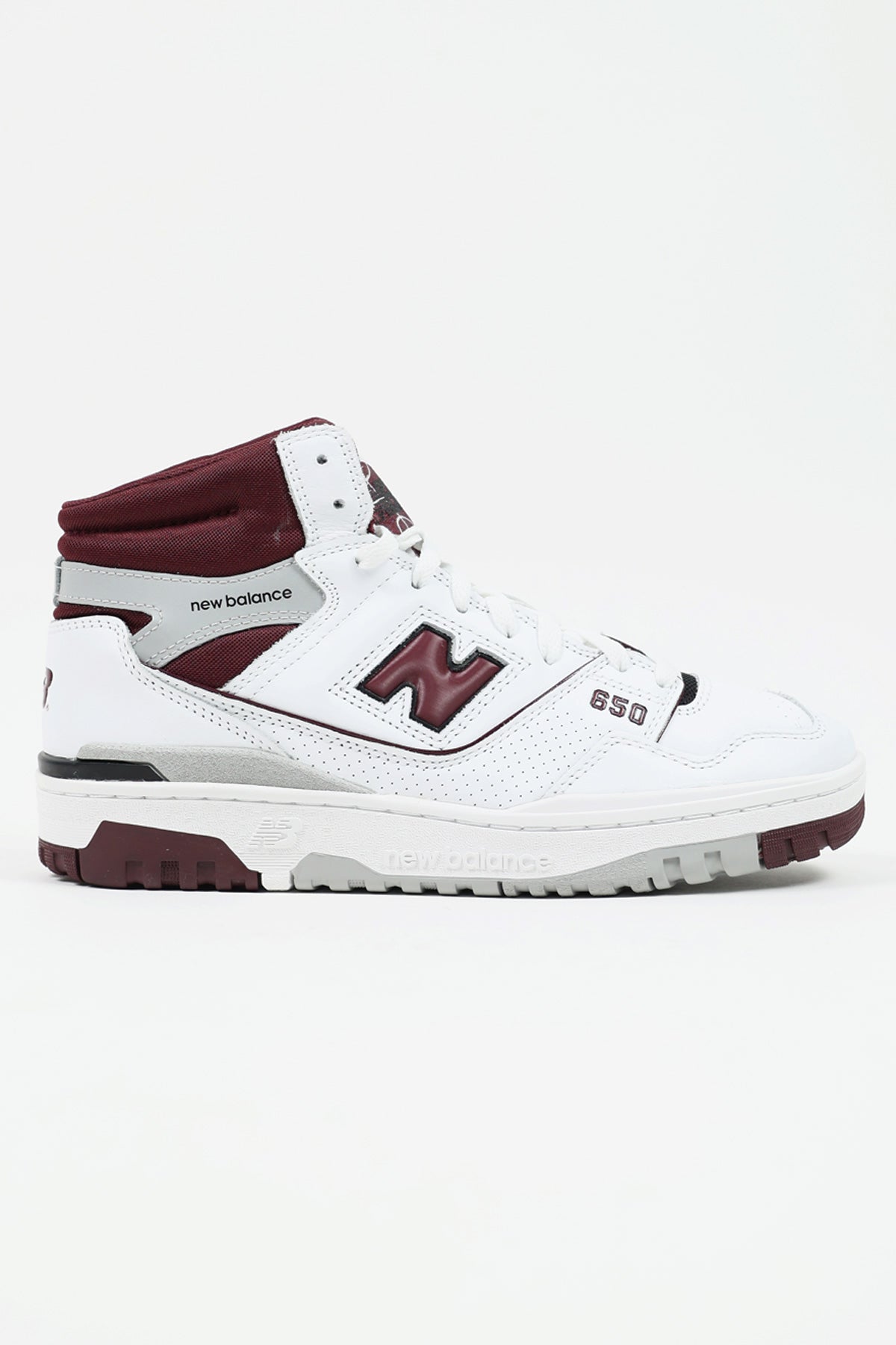 New Balance - 650 - White/Burgundy - Canoe Club
