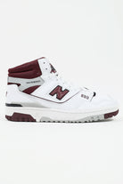 New Balance - 650 - White/Burgundy - Canoe Club