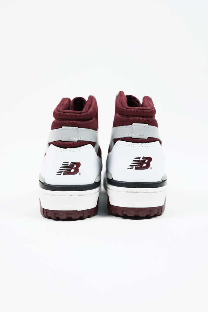 New Balance - 650 - White/Burgundy - Canoe Club