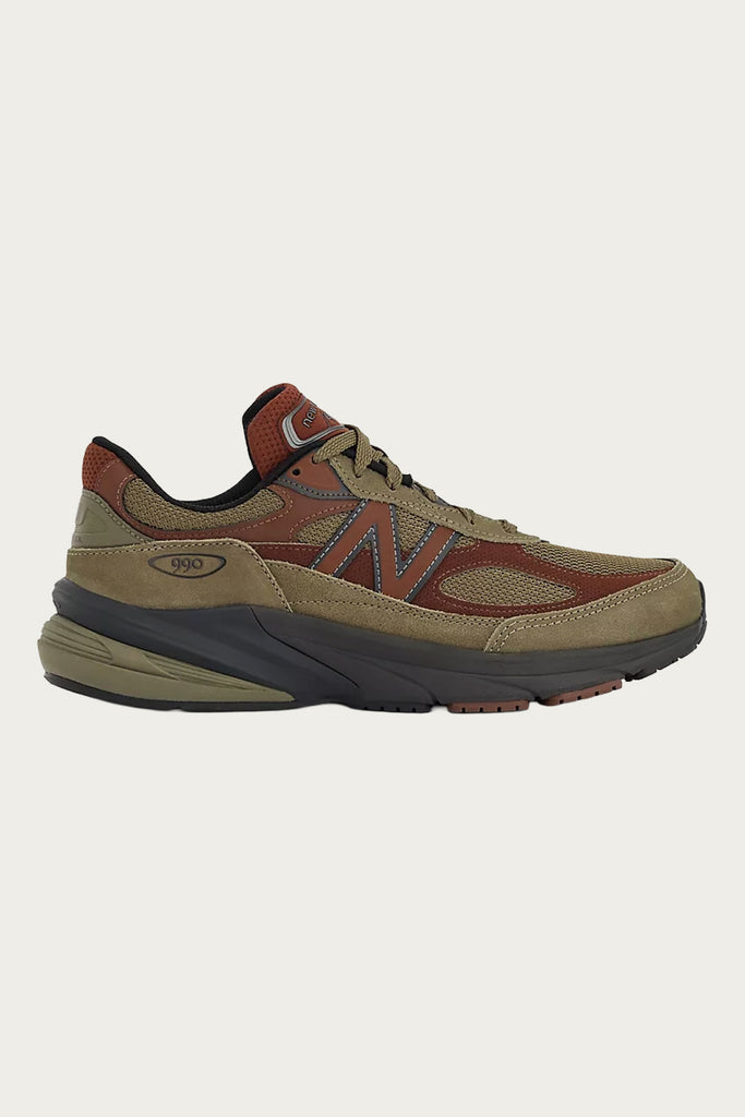 New Balance - 990v6 - Dark Camo/Rich Oak - Canoe Club