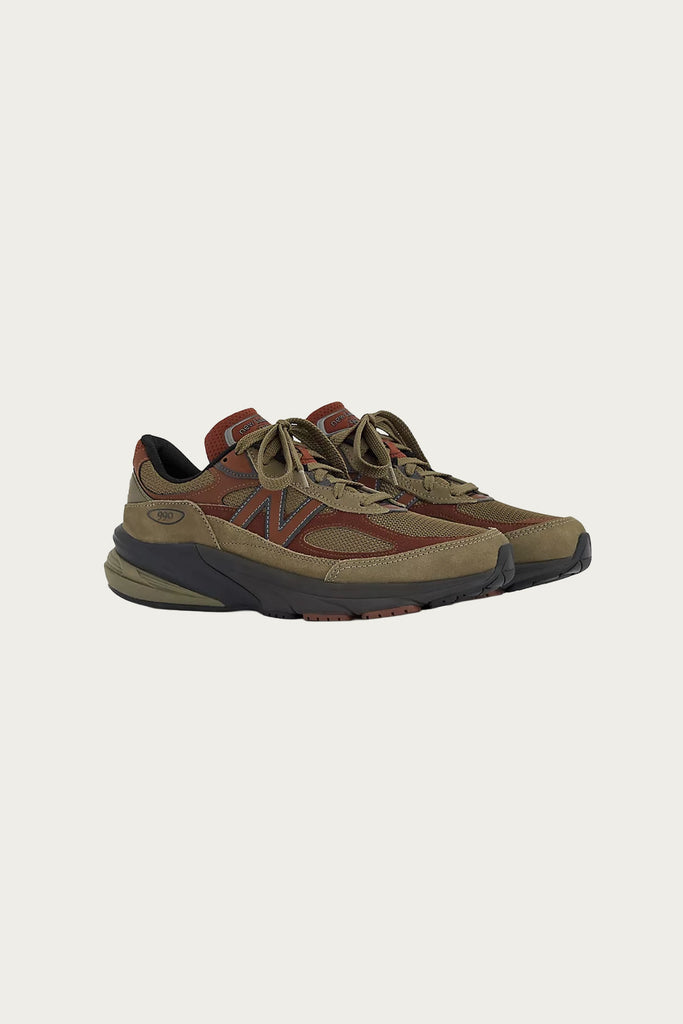New Balance - 990v6 - Dark Camo/Rich Oak - Canoe Club
