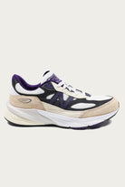 New Balance - 990v6 - White/Black/Plum - Canoe Club