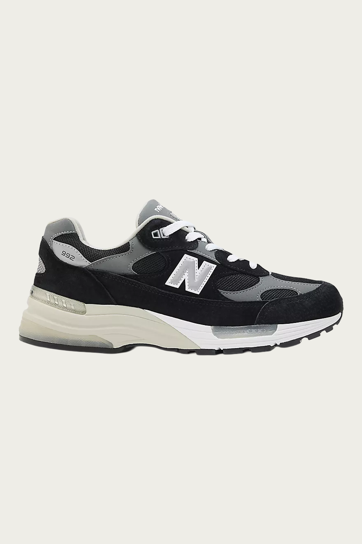 New Balance - 992 - Black/Grey/White - Canoe Club