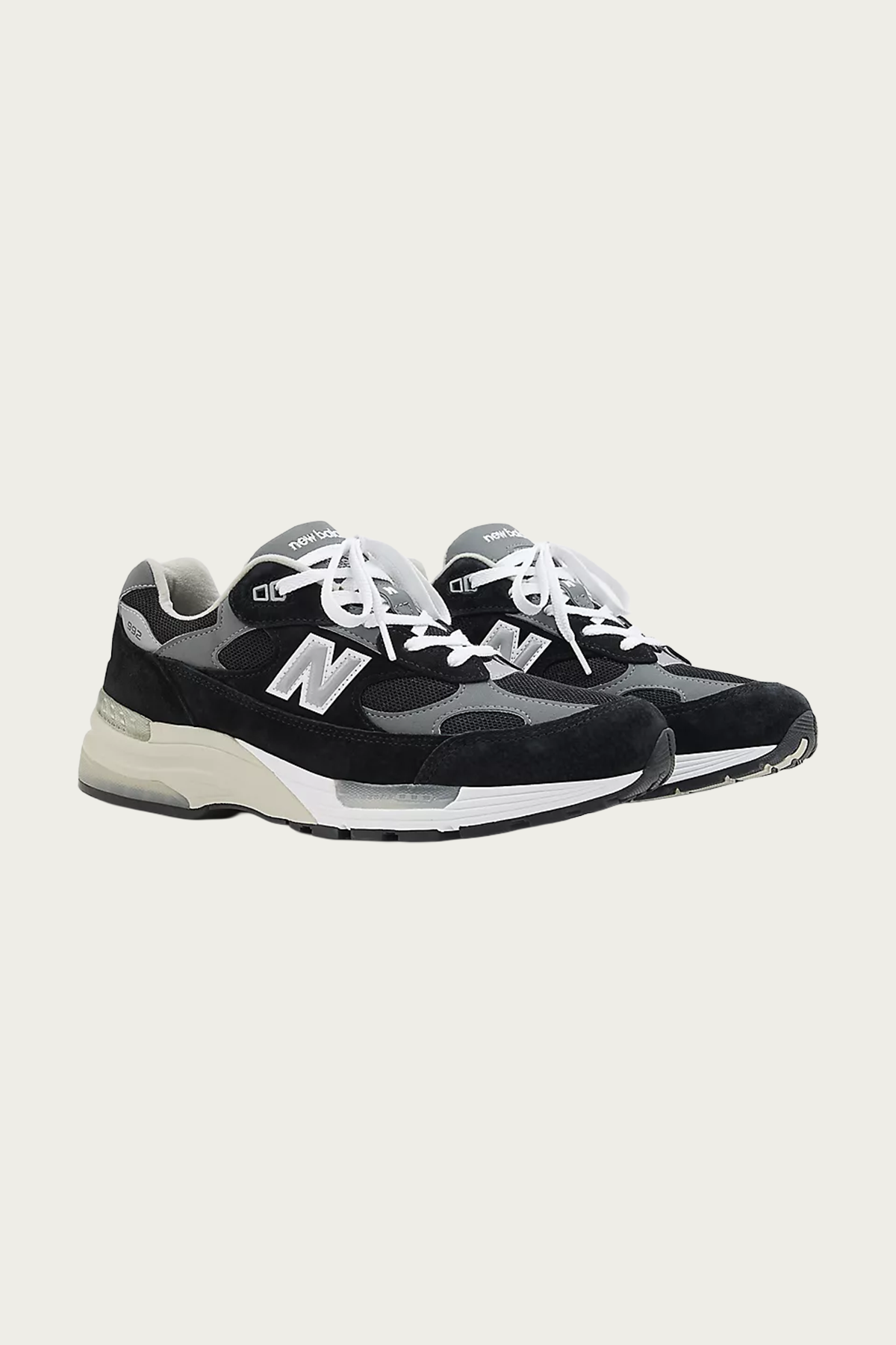 New Balance - 992 - Black/Grey/White - Canoe Club