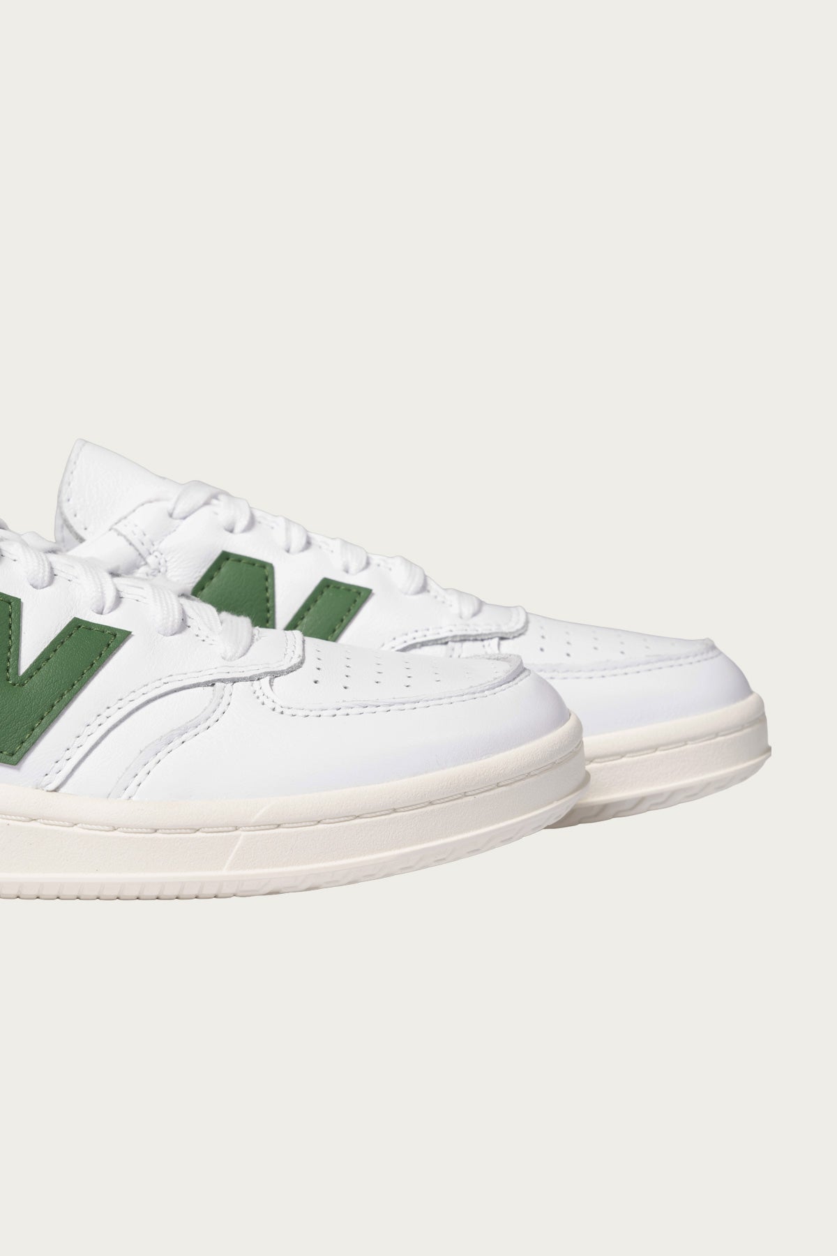 New Balance - T500 - White/Dark Alpine Green - Canoe Club