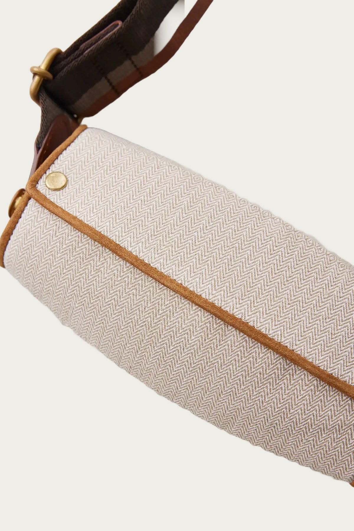 Niceness - F. Balin Glass Bag Herringbone - Khaki - Canoe Club