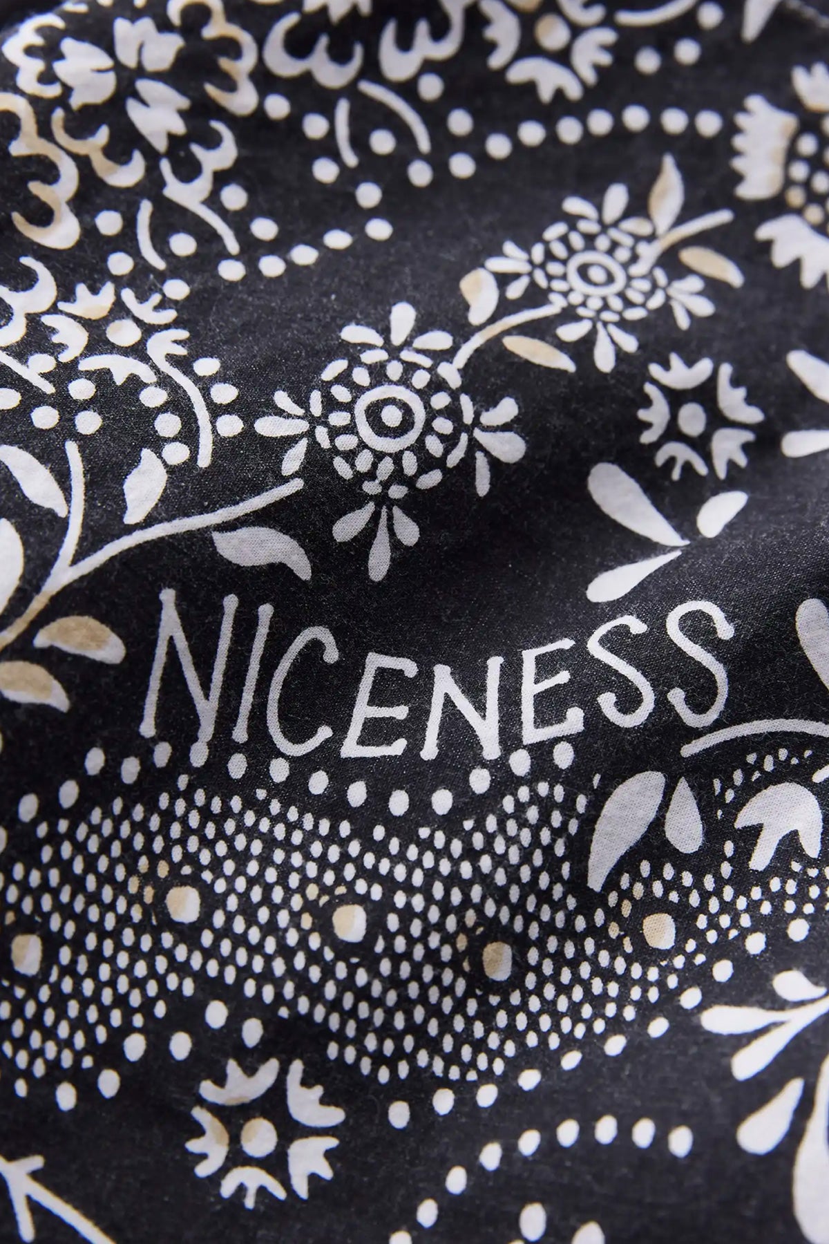 Niceness - Gyan Bandana Trucker Jacket - Black - Canoe Club