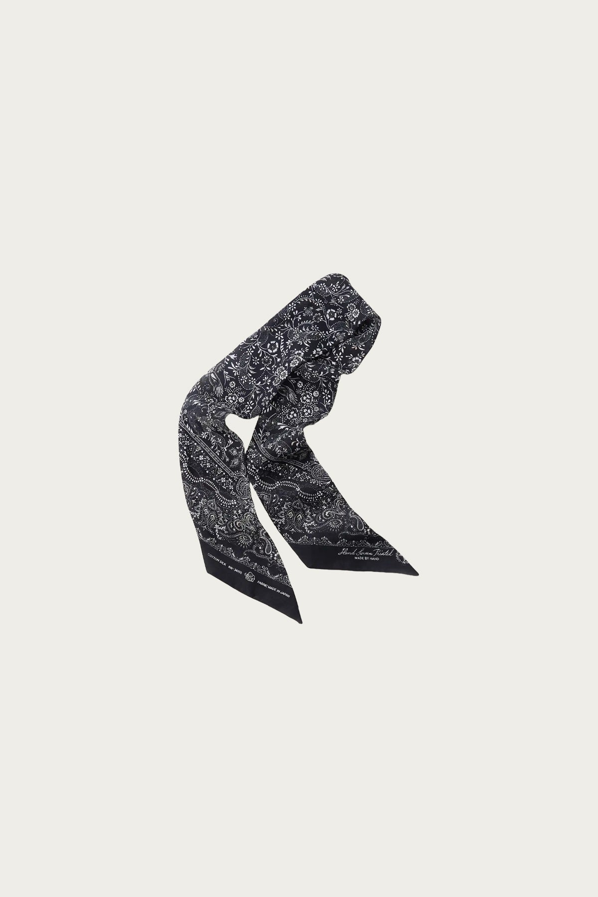 Niceness - Pat Bandana Scarf Tie - Black - Canoe Club