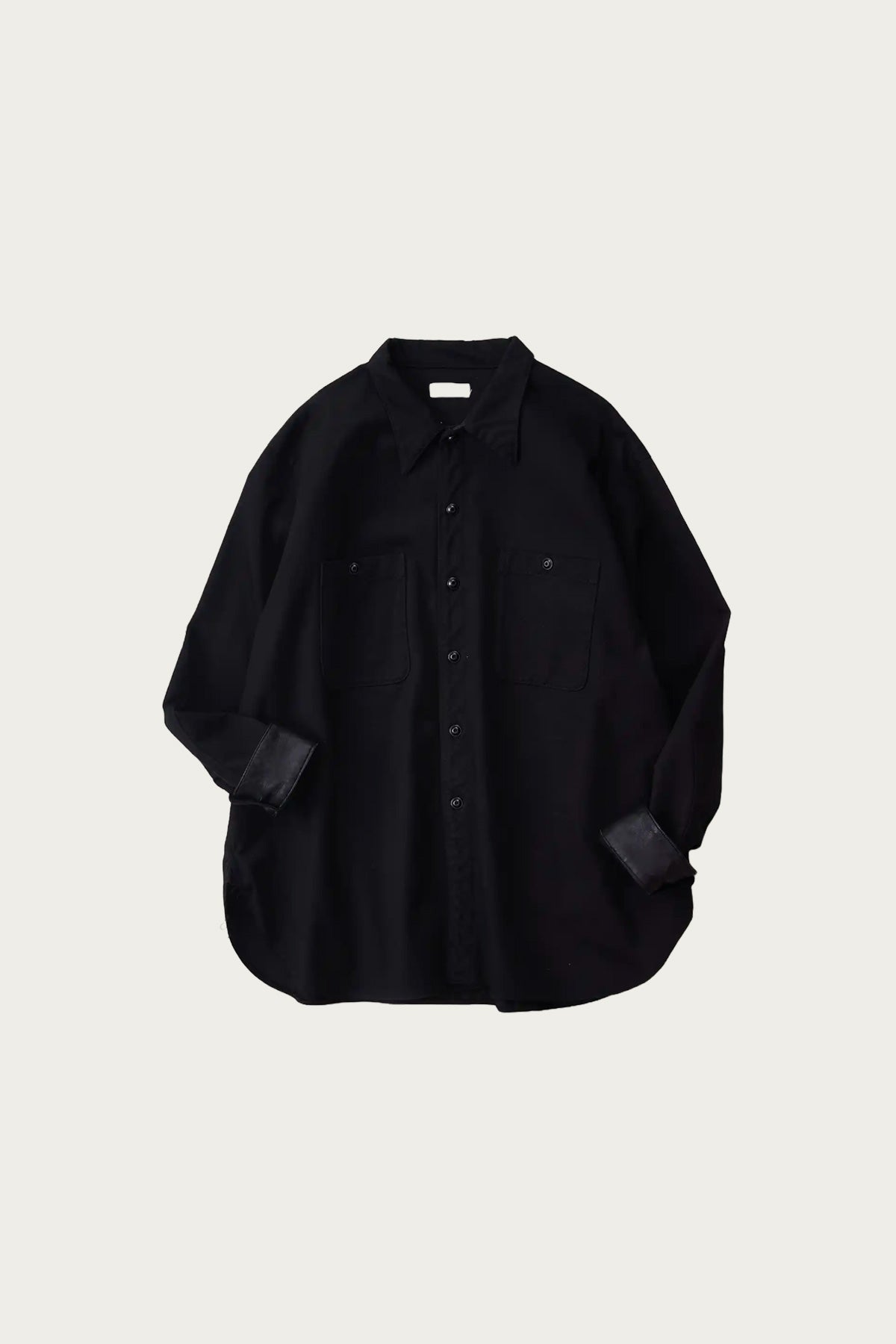 Niceness - Shelley Chino Officer Shirt - Black - Canoe Club