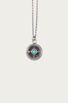 North Works - 10¢ Turquoise Medicine Wheel Pendant - Canoe Club