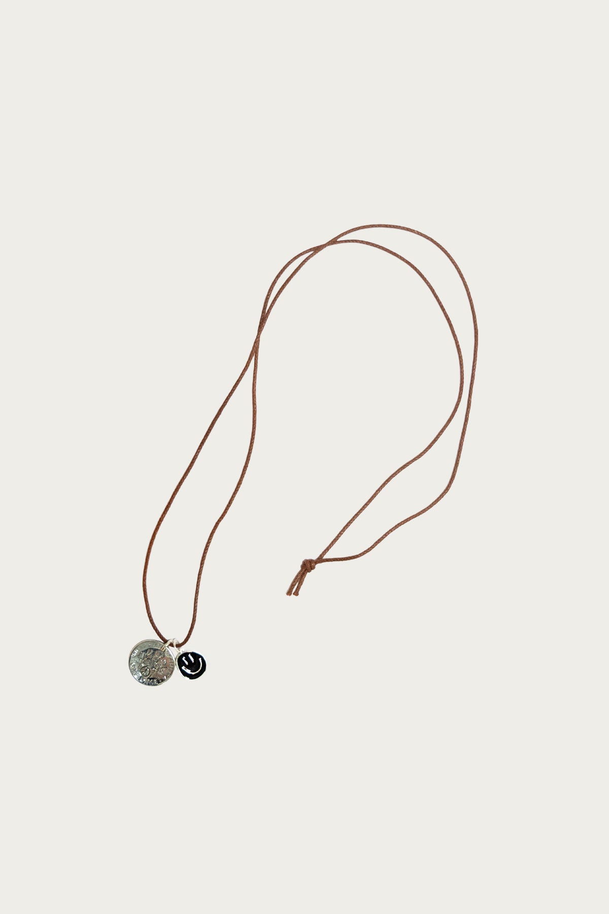 North Works - 10¢ Smile Necklace - Black - Canoe Club