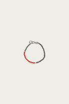 North Works - Deadstock Glass Bead Bracelet - Black/Orange - Canoe Club