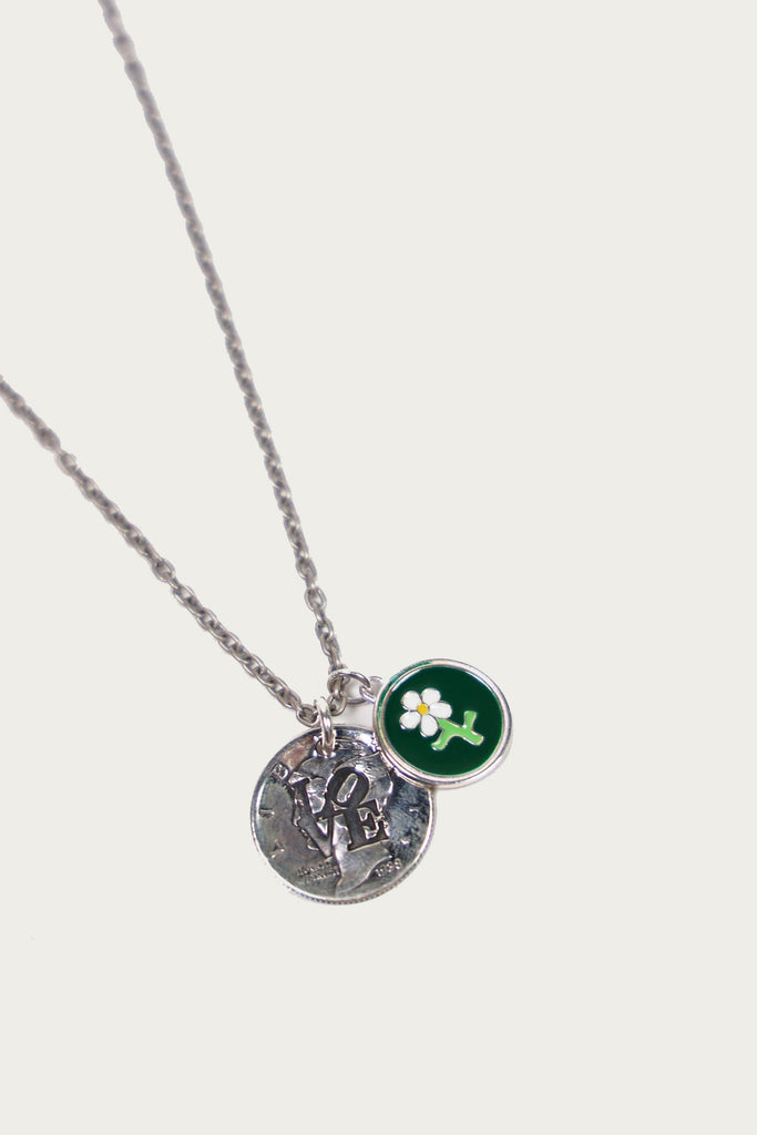 North Works - Green Flower Necklace - Canoe Club