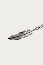 North Works - Large Liberty Feather Pendant - Canoe Club