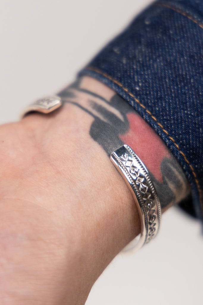 North Works - Large Stamp Bangle - Canoe Club