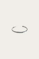 North Works - Silver Stamp Bangle - Canoe Club