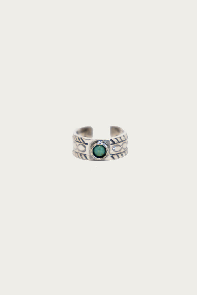 North Works - Stamp Ring - Stamp/Turquoise - Canoe Club