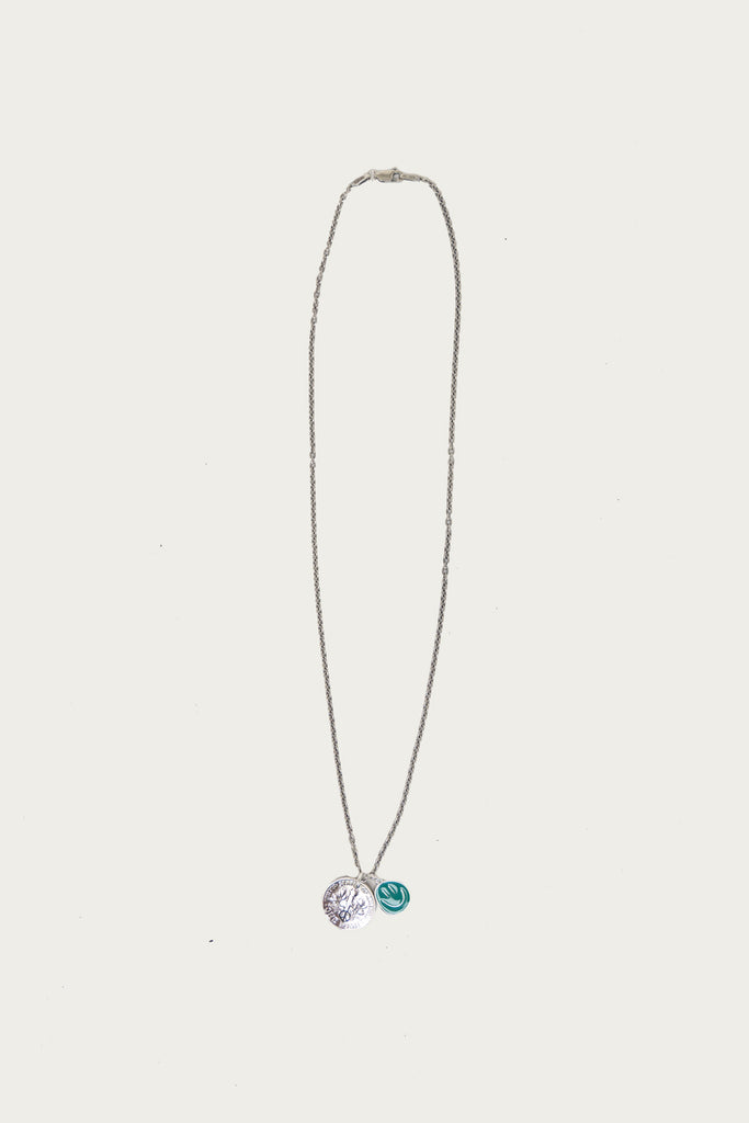 North Works - Turquoise Smiley Necklace - Canoe Club