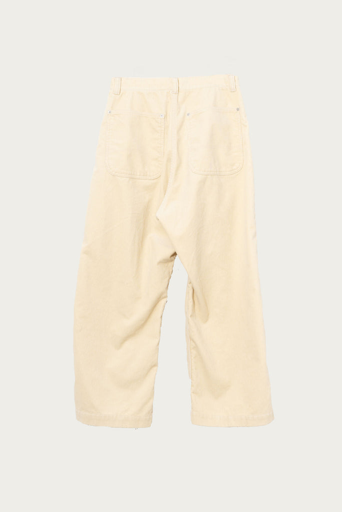 Ordinary Fits - Corduroy Bell Pants - Ivory - Canoe Club