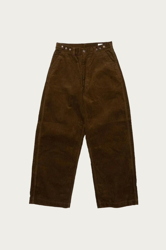 Ordinary Fits - Corduroy Bell Pants - Brown - Canoe Club