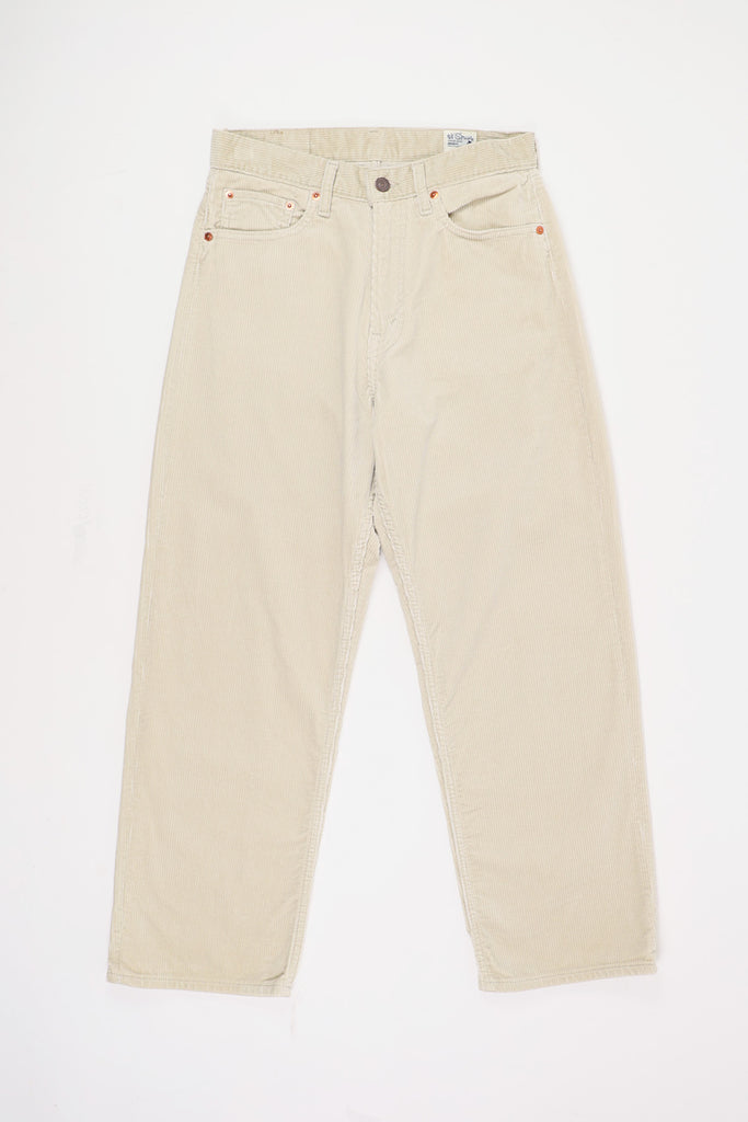 orSlow - 101 Dad's Fit Corduroy Pants - Ivory - Canoe Club