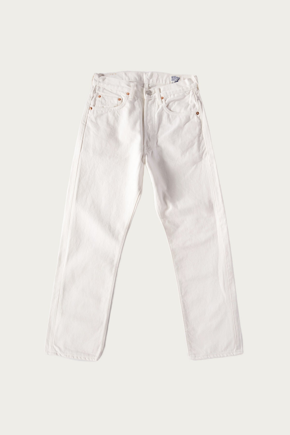 orSlow - 105 Standard Denim - White - Canoe Club