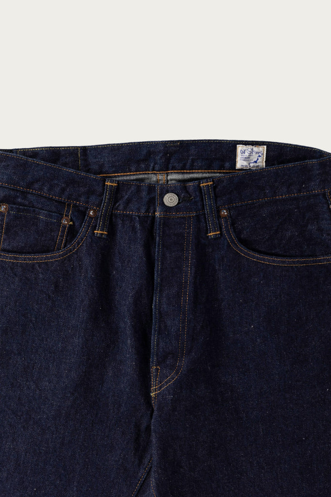 orSlow - 105xx The 1950s Selvedge Denim - One Wash - Canoe Club