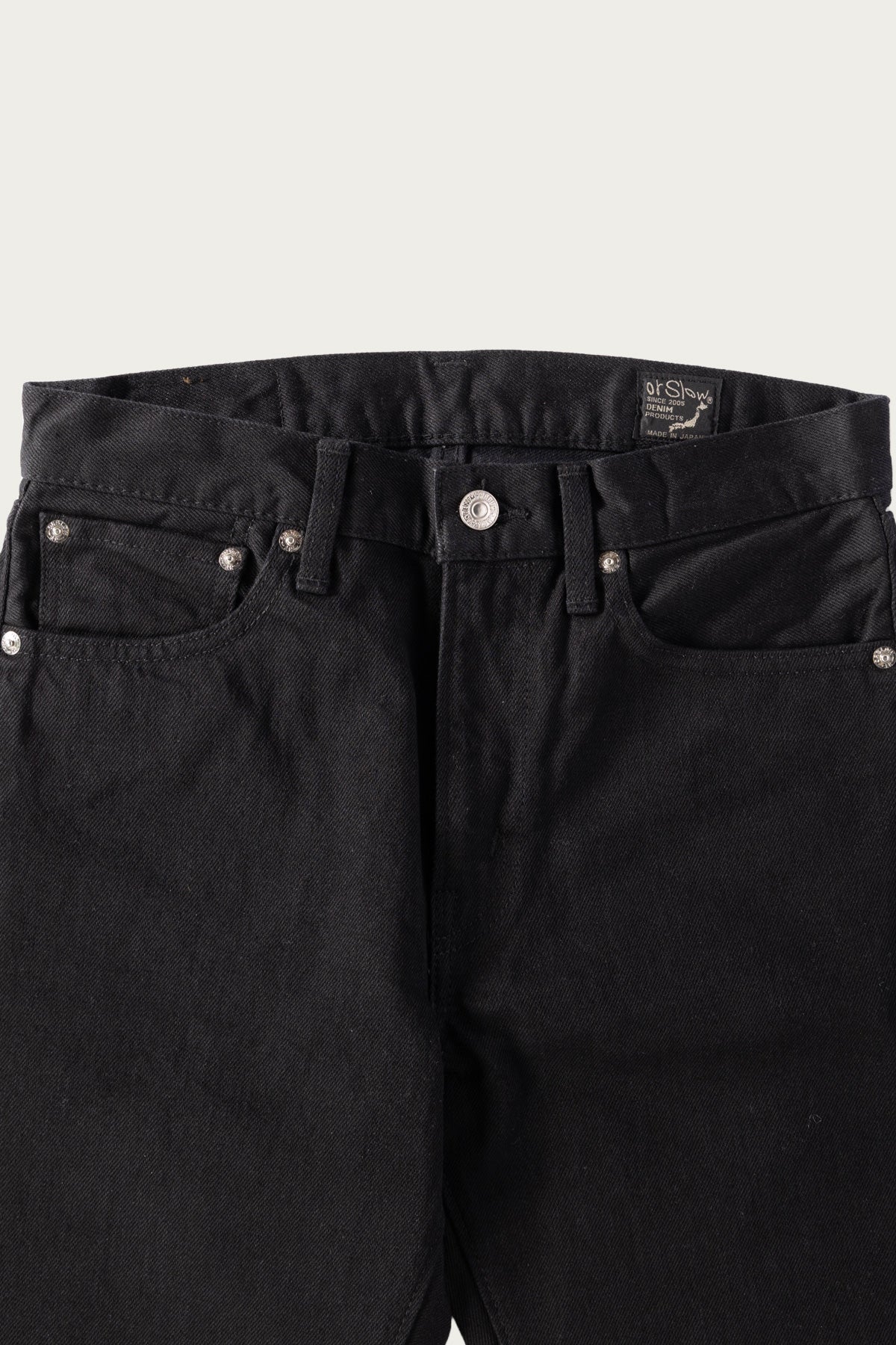orSlow - 107 Ivy Denim - Black - Canoe Club