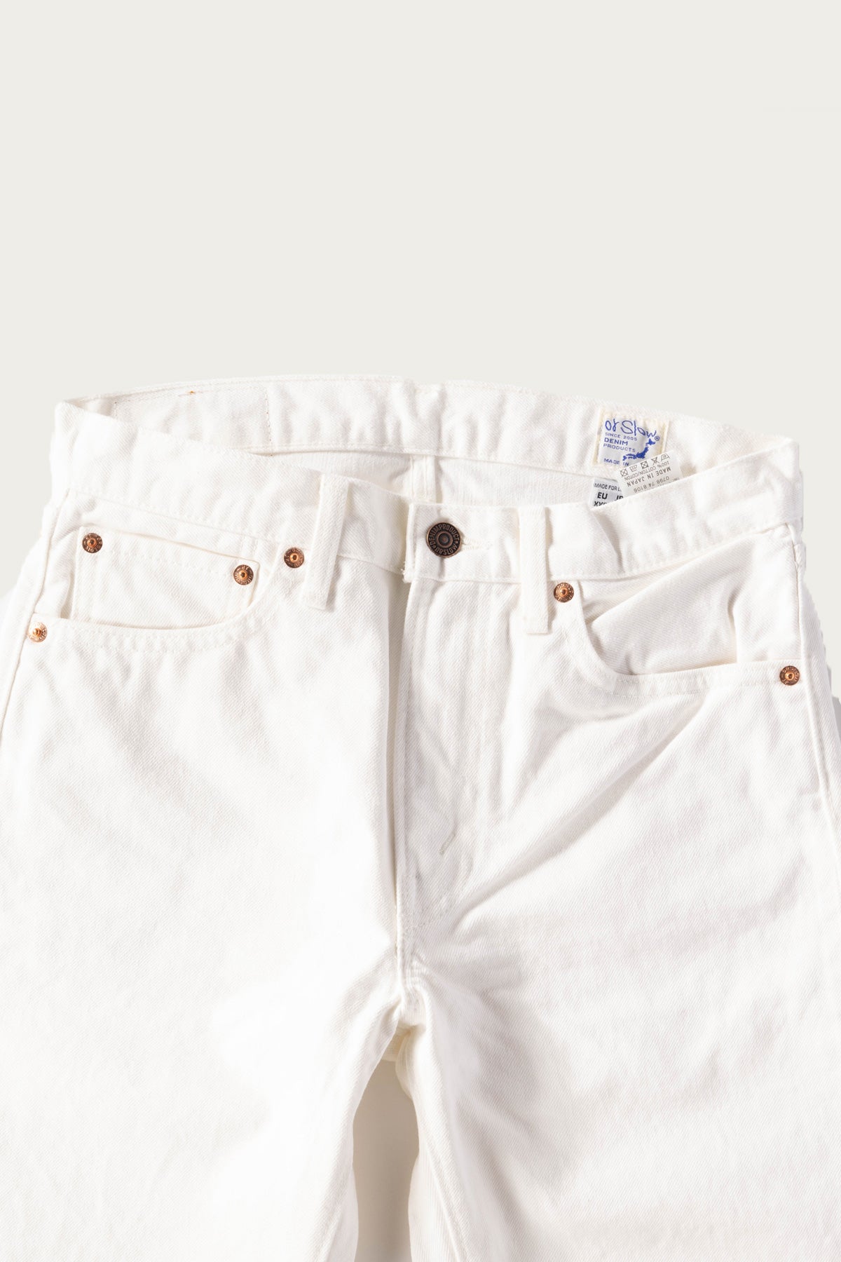 orSlow - 107 Ivy Denim - White - Canoe Club