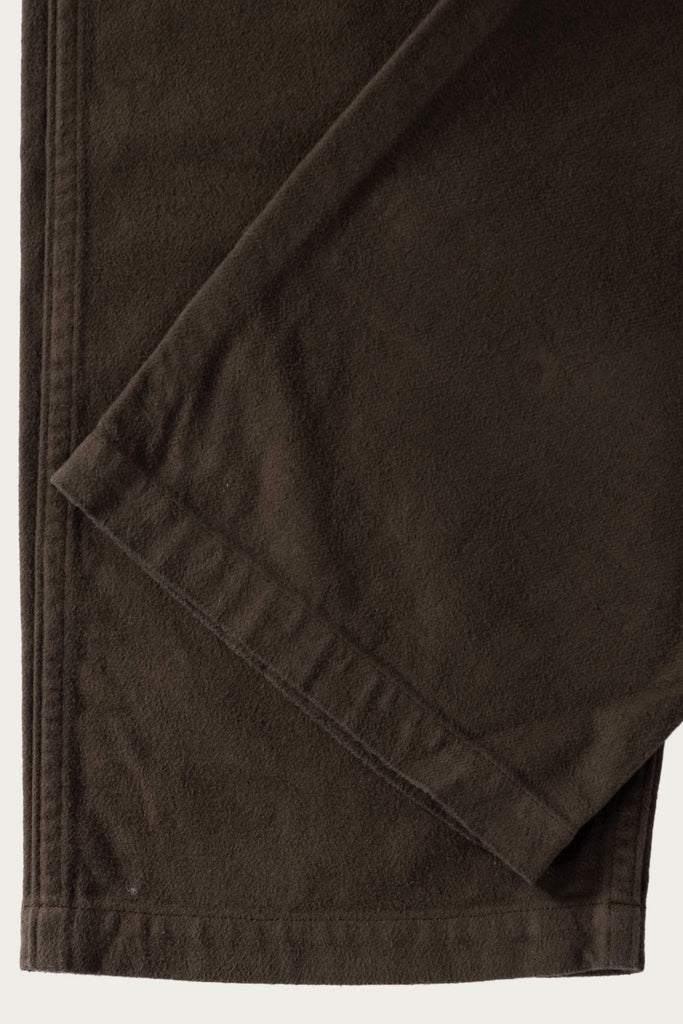orSlow - Brushed Flannel US Army Fatigue Pants - Coffee Brown - Canoe Club